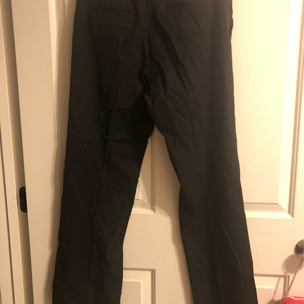 Black and white womans slacks